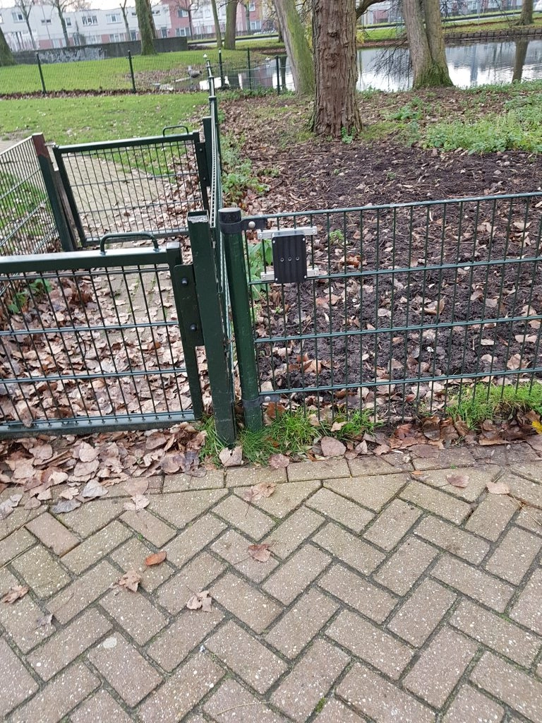Bezoekers tellen educatieve tuin